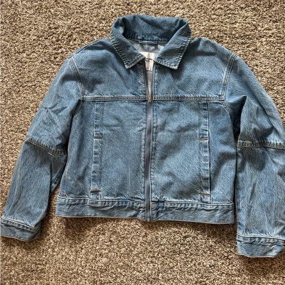 Abercrombie & Fitch Jackets & Blazers - Abercrombie Zip-up Jean Jacket Size Large